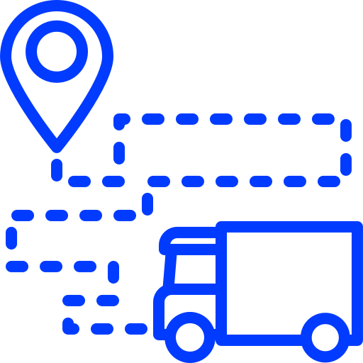 logo trajet en camion